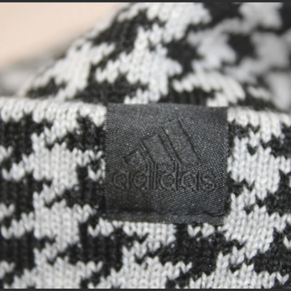 🖤 🔹️Adidas x Ivy Park Beanie  Black Gray Rare UNISEX Winter Cap OSFM ✨️🖤 - Picture 6 of 11